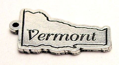 Vermont Genuine American Pewter Charm