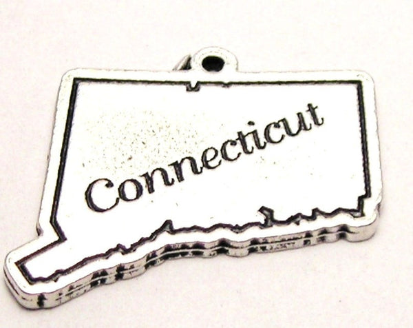 Connecticut Genuine American Pewter Charm