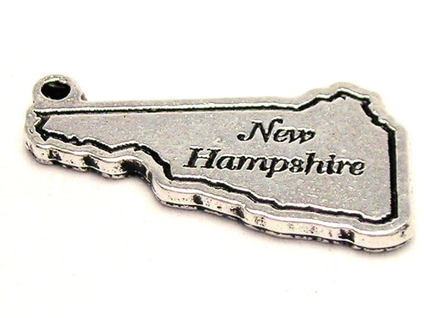 New Hampshire Genuine American Pewter Charm