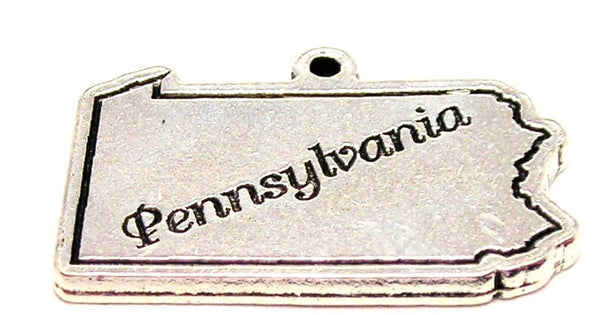 Pennsylvania Genuine American Pewter Charm