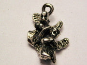 Two Little Angels Genuine American Pewter Charm