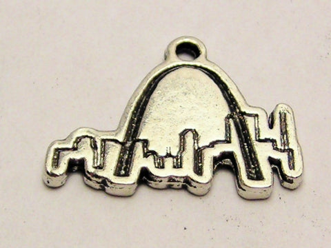 Arch Of St. Louis Genuine American Pewter Charm