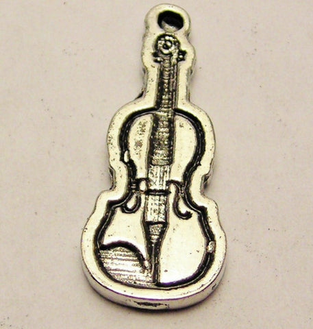 Little Violin Genuine American Pewter Charm