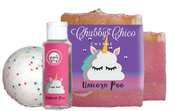 Unicorn Poo Kids Bath Time Set