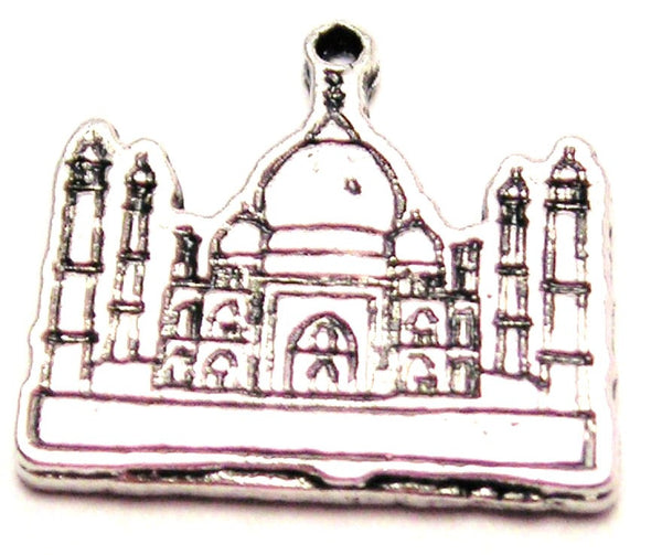 Taj Mahal Genuine American Pewter Charm