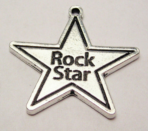 Rock Star Genuine American Pewter Charm