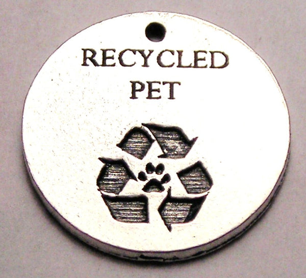Recycled Pet Animal Rescue Genuine American Pewter Charm