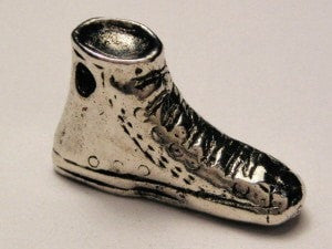 Old Sneaker Genuine American Pewter Charm