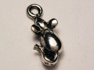 House Mouse Genuine American Pewter Charm