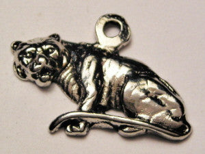 Roaring Tiger Genuine American Pewter Charm