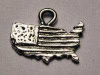 United States Genuine American Pewter Charm