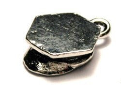 Police Hat Genuine American Pewter Charm