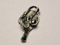 Paddle Ball Genuine American Pewter Charm