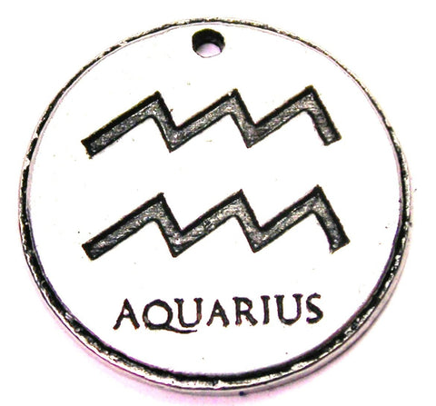Aquarius Genuine American Pewter Charm