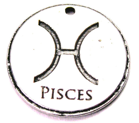 Pisces Genuine American Pewter Charm