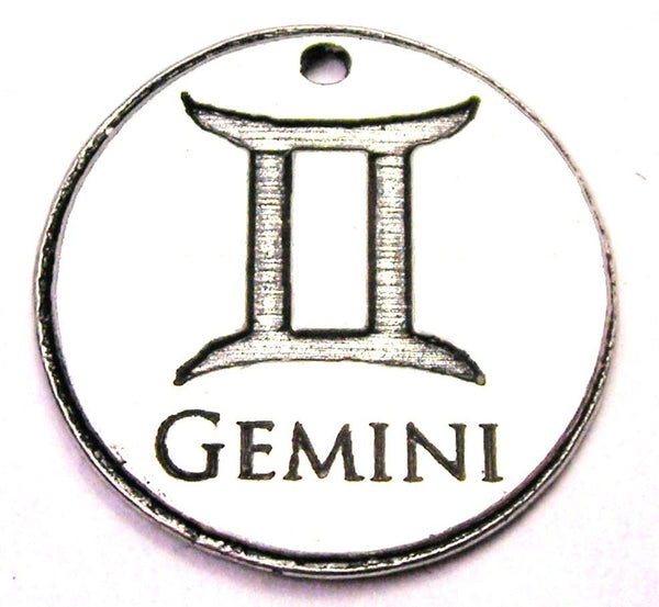 Gemini Genuine American Pewter Charm