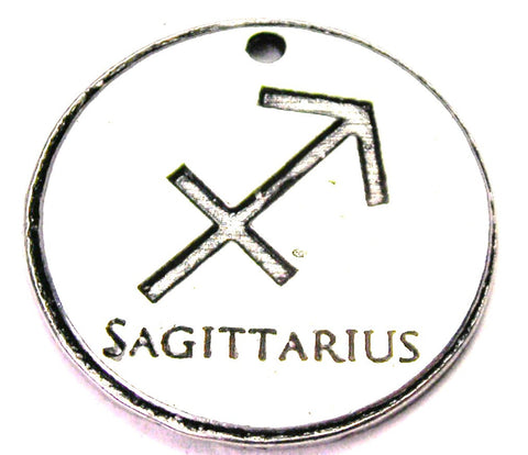 Sagittarius Genuine American Pewter Charm