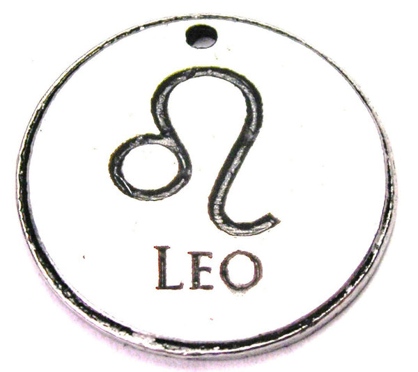 Leo Genuine American Pewter Charm