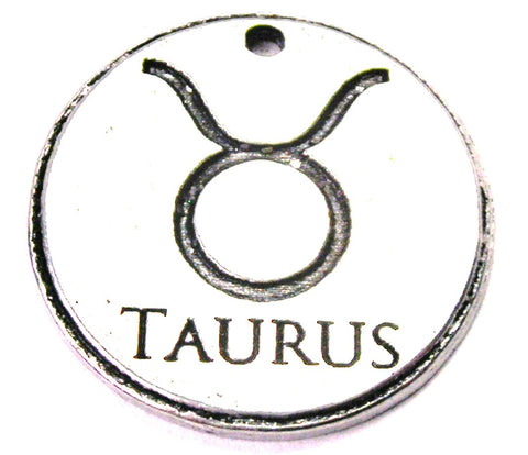 Taurus Genuine American Pewter Charm