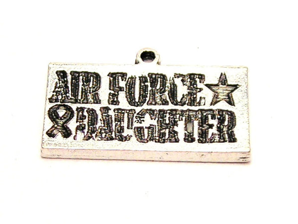 Air Force Daughter Genuine American Pewter Charm