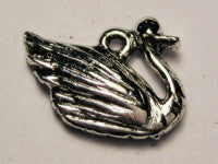 Swan Genuine American Pewter Charm