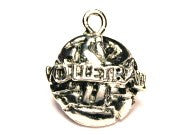 Volleyball Genuine American Pewter Charm