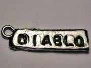 Diablo Genuine American Pewter Charm