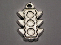 Traffic Light Genuine American Pewter Charm